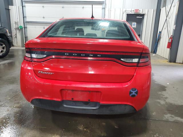  DODGE DART 2016 Червоний