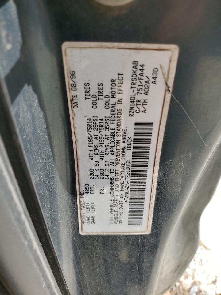 1996 Toyota Tacoma VIN: 4TANL42N4TZ210013 Lot: 60224984