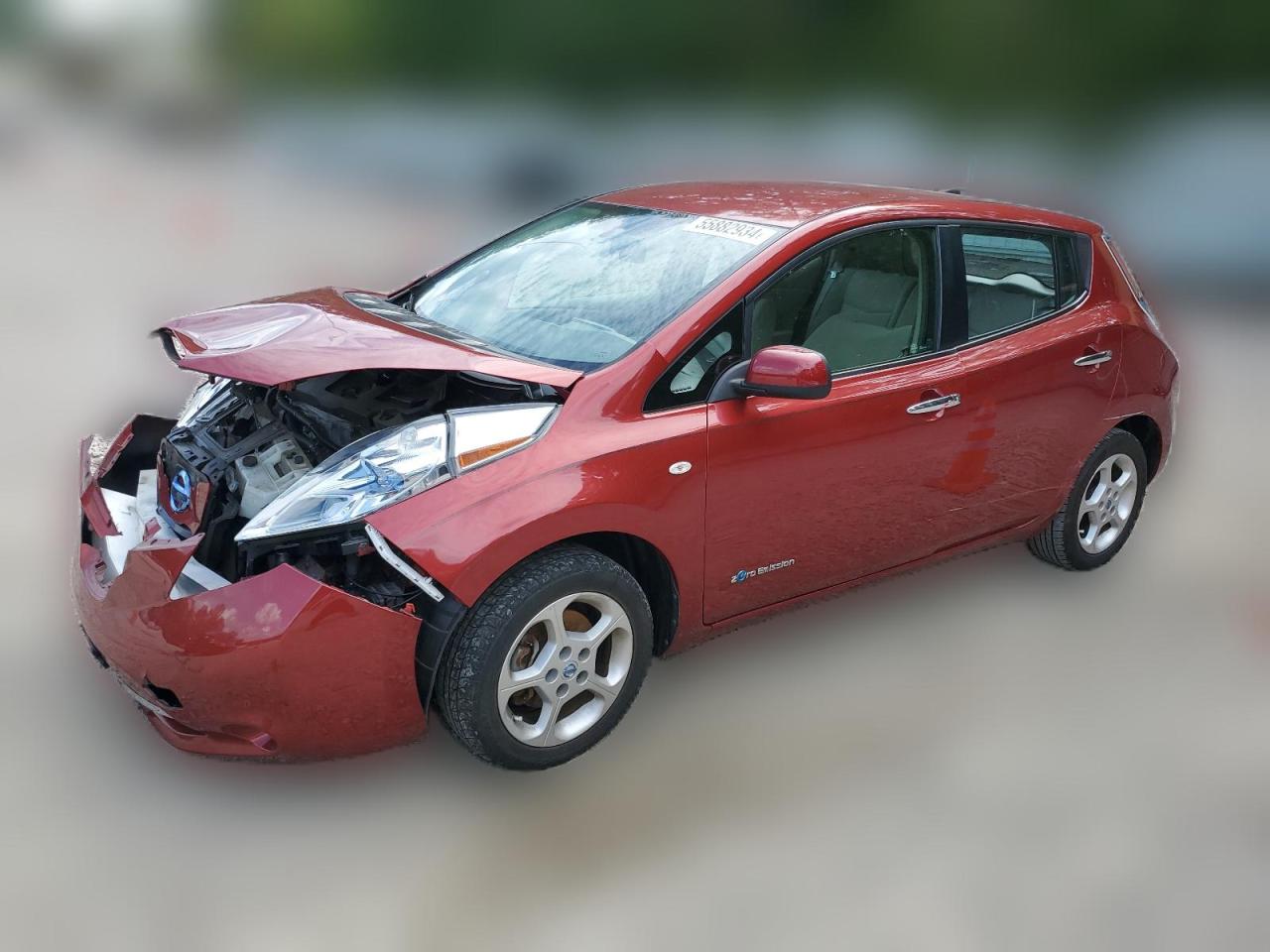 2012 Nissan Leaf Sv VIN: JN1AZ0CP1CT019987 Lot: 55882934