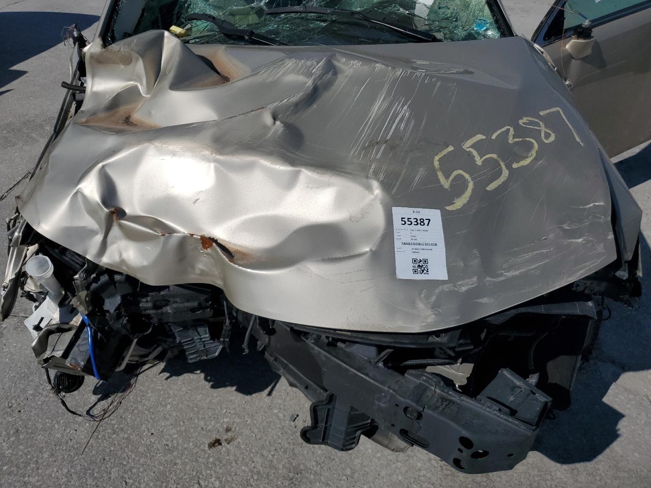 2018 Lexus Es 350 VIN: 58ABK1GG8JU101328 Lot: 58209314