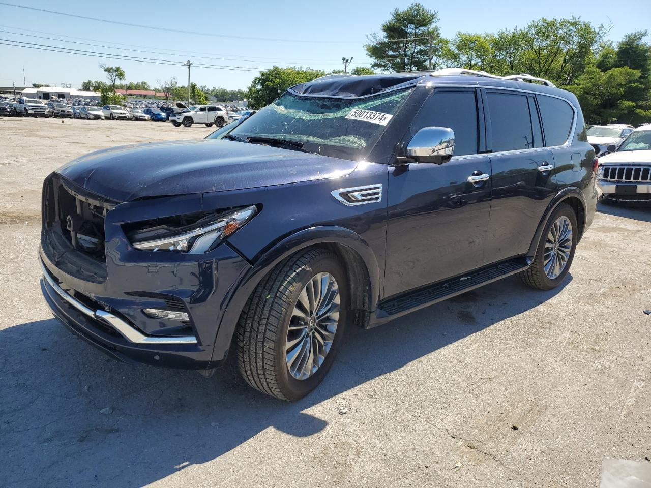 2021 Infiniti Qx80 Sensory VIN: JN8AZ2BC6M9475722 Lot: 59013374