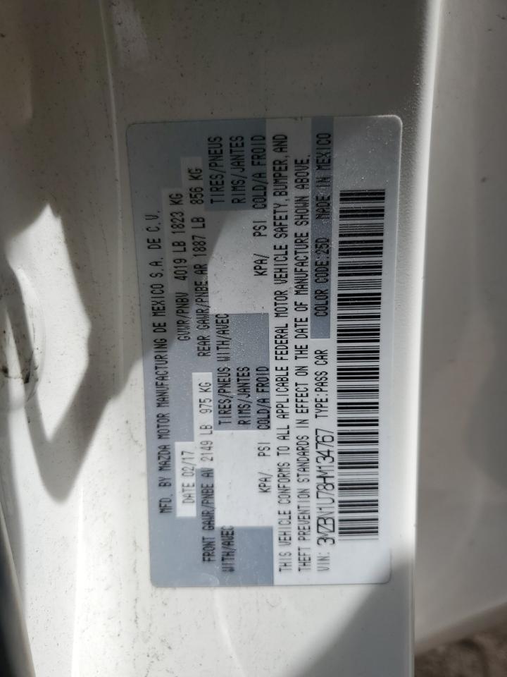 2017 Mazda 3 Sport VIN: 3MZBN1U78HM134767 Lot: 57305124