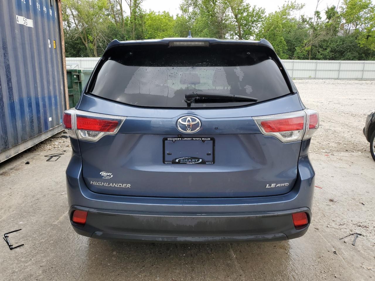 2015 Toyota Highlander Le VIN: 5TDBKRFH1FS123512 Lot: 59152624