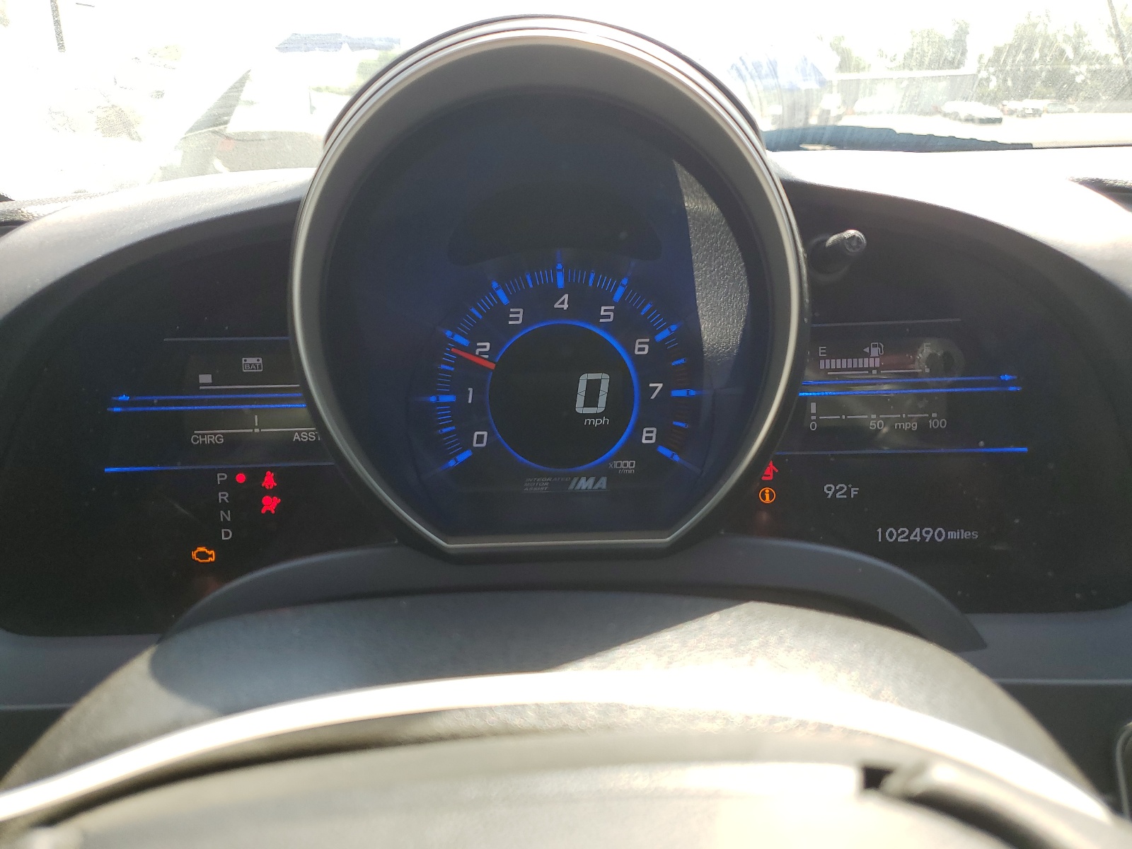 JHMZF1D68CS001768 2012 Honda Cr-Z Ex