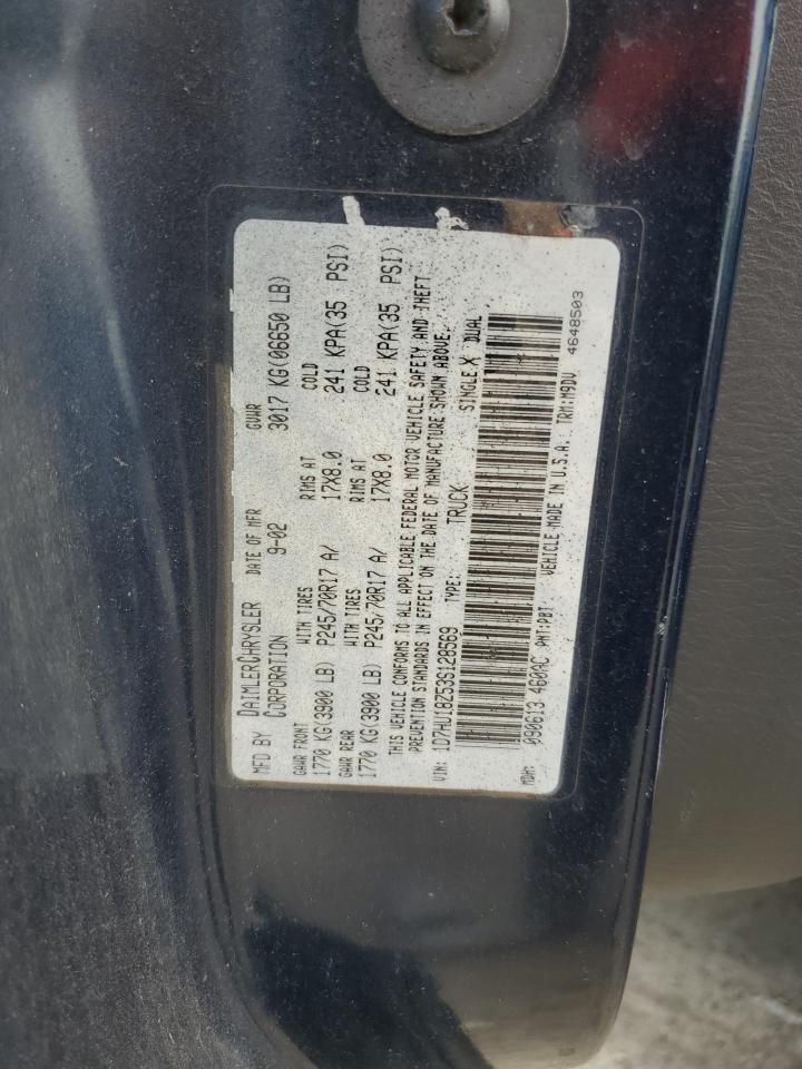 2003 Dodge Ram 1500 St VIN: 1D7HU18Z53S128569 Lot: 60694494