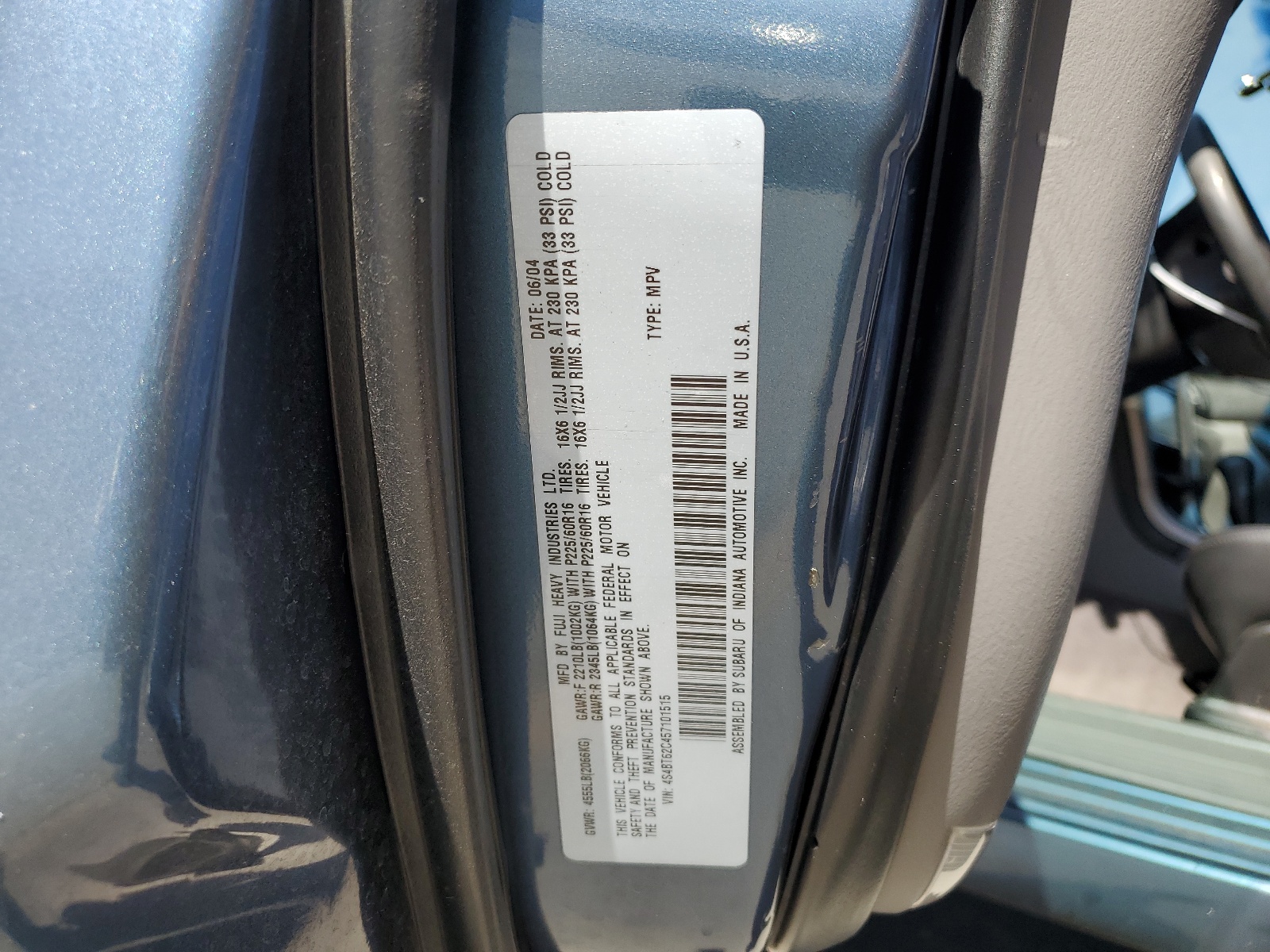 4S4BT62C457101515 2005 Subaru Baja Sport