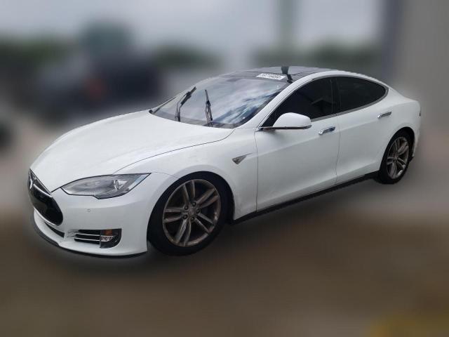 Хетчбеки TESLA MODEL S 2014 Білий