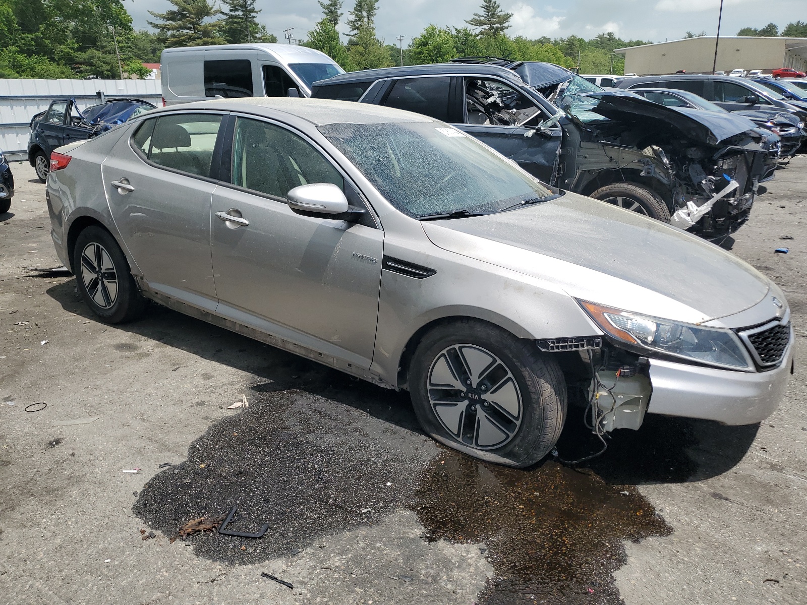 2013 Kia Optima Hybrid vin: KNAGM4AD5D5061488