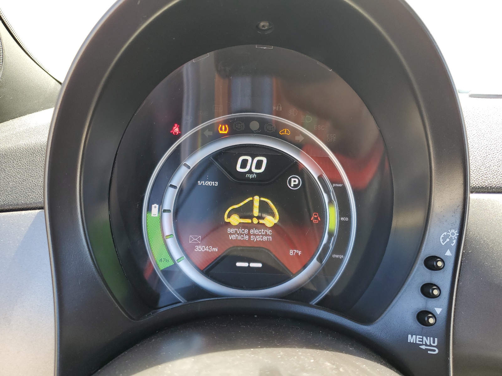 3C3CFFGE6DT744795 2013 Fiat 500 Electric