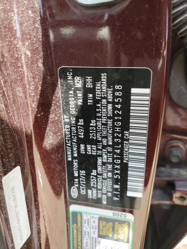 2017 Kia Optima Lx VIN: 5XXGT4L32HG124588 Lot: 60001454