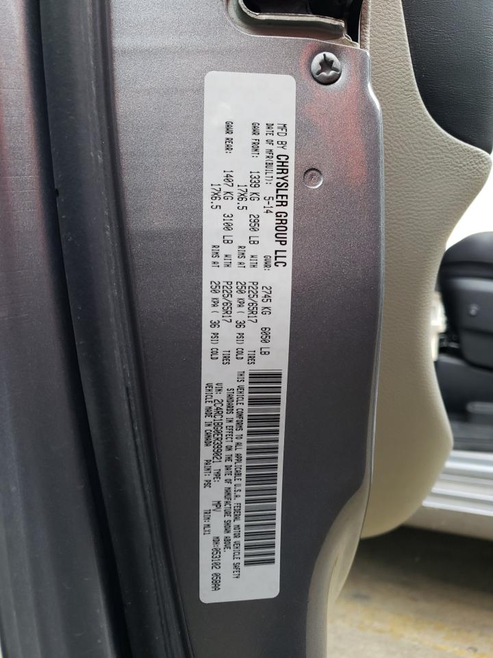 2014 Chrysler Town & Country Touring VIN: 2C4RC1BG0ER399021 Lot: 60546454