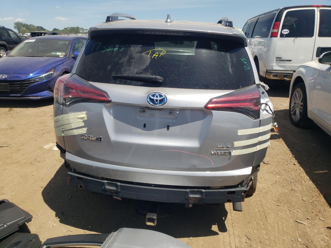 2017 Toyota Rav4 Hv Le VIN: JTMRJREVXHD097841 Lot: 58479534