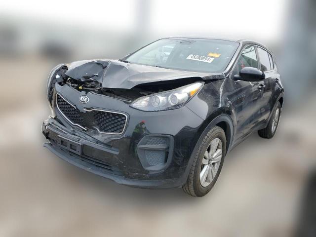  KIA SPORTAGE 2018 Чорний