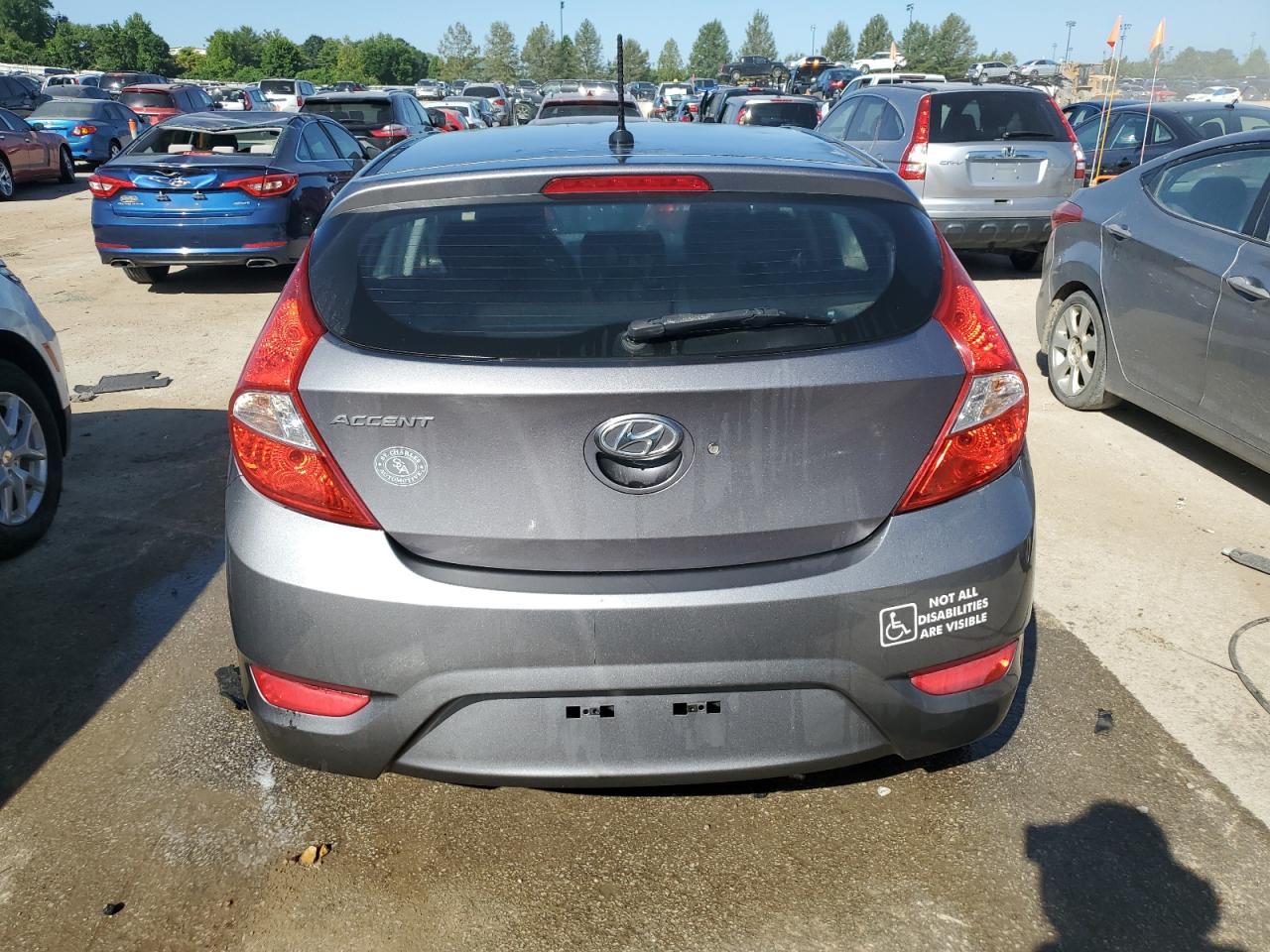 2014 Hyundai Accent Gls VIN: KMHCT5AE4EU195494 Lot: 57701294