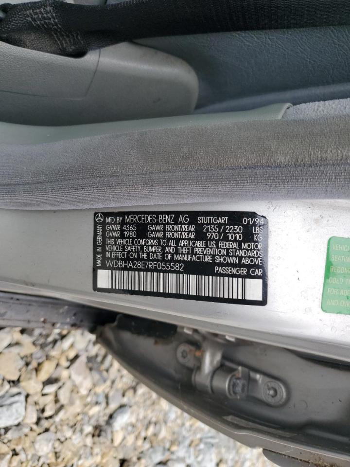 1994 Mercedes-Benz C 280 VIN: WDBHA28E7RF055582 Lot: 58846024