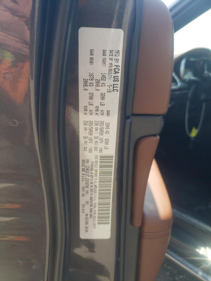 2018 Jeep Grand Cherokee Summit VIN: 1C4RJFJG7JC410748 Lot: 60734384