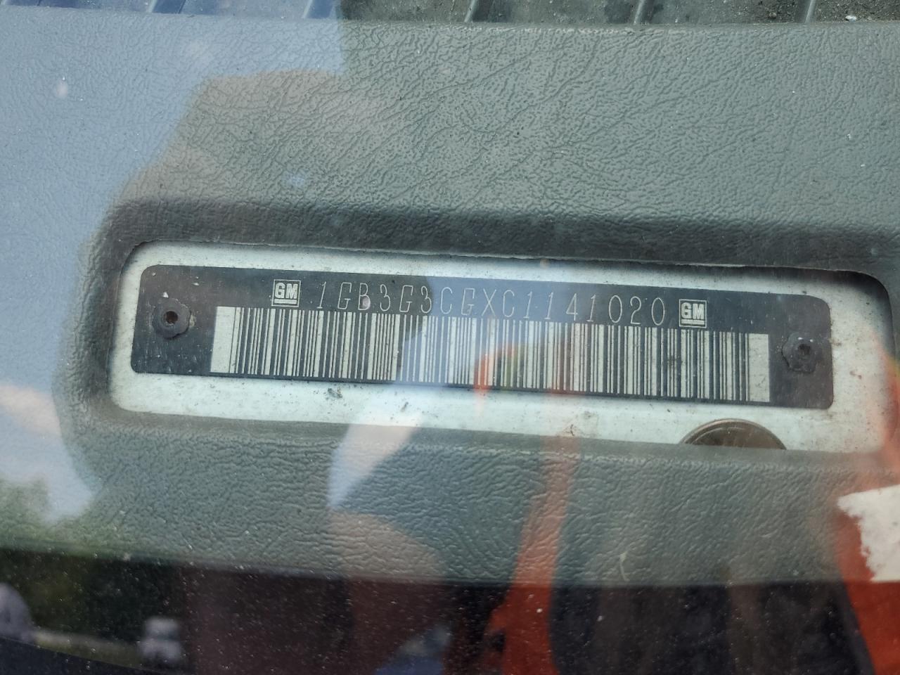 2012 Chevrolet Express G3500 VIN: 1GB3G3CGXC1141020 Lot: 59074994