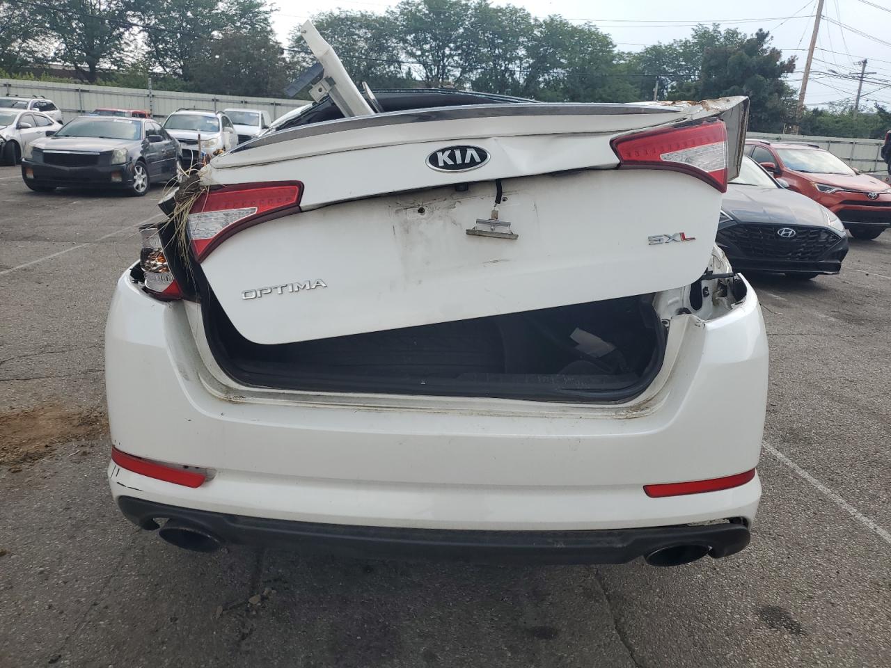 2013 Kia Optima Sx VIN: 5XXGR4A60DG158292 Lot: 59294874