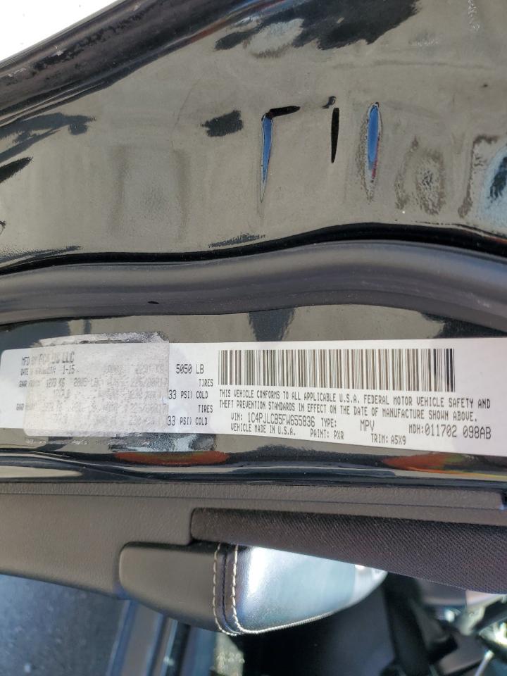 2015 Jeep Cherokee Latitude VIN: 1C4PJLCB5FW655836 Lot: 57321684