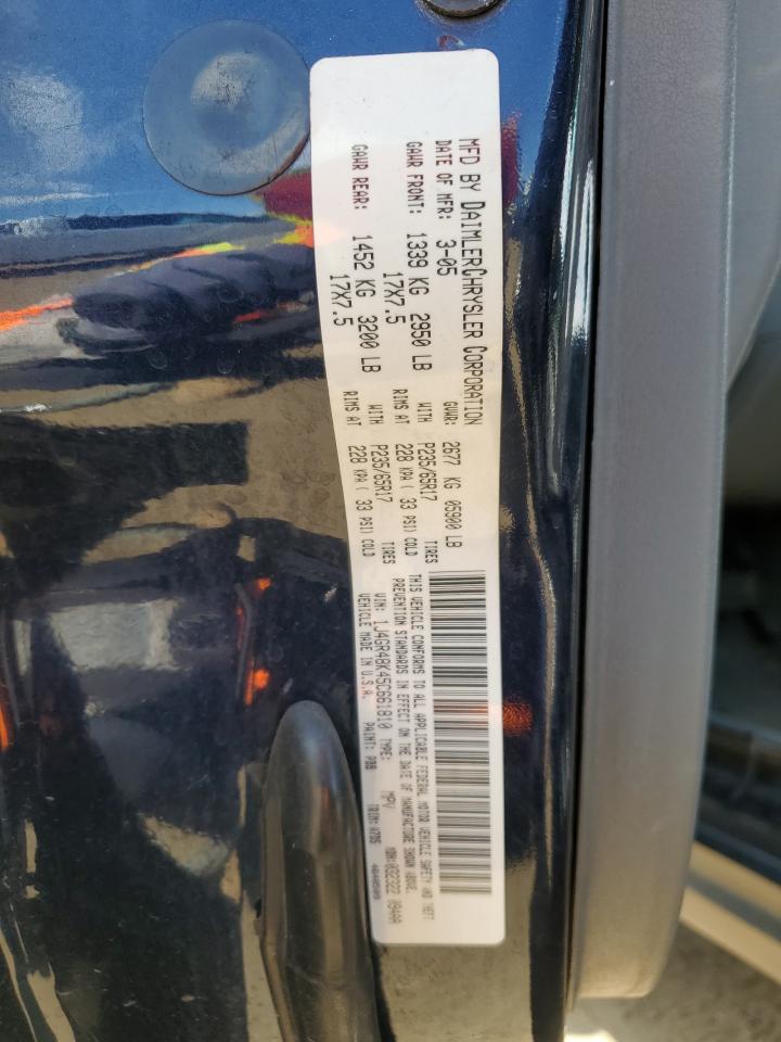 2005 Jeep Grand Cherokee Laredo VIN: 1J4GR48K45C661810 Lot: 59580264