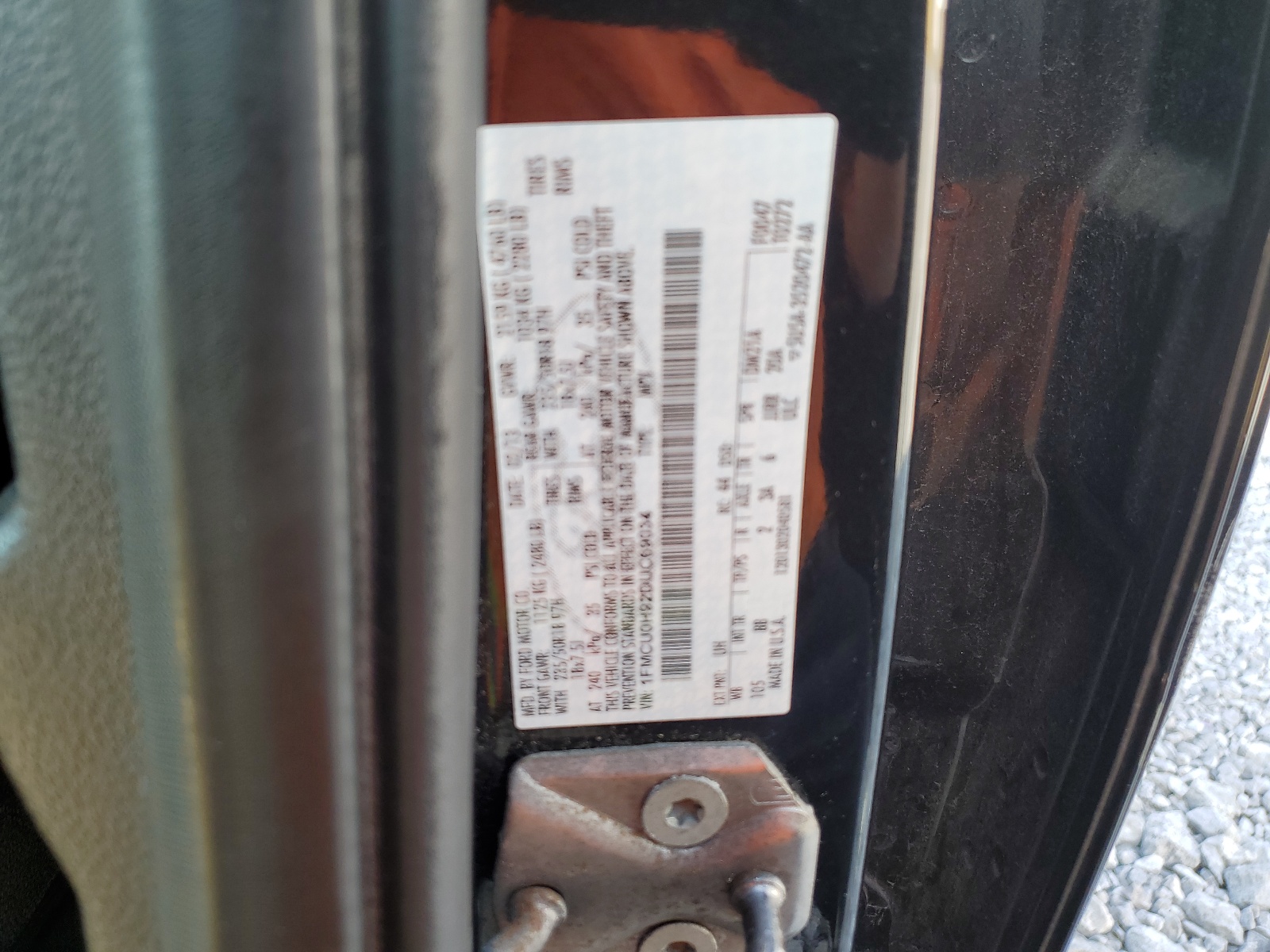 1FMCU0H92DUC69034 2013 Ford Escape Sel