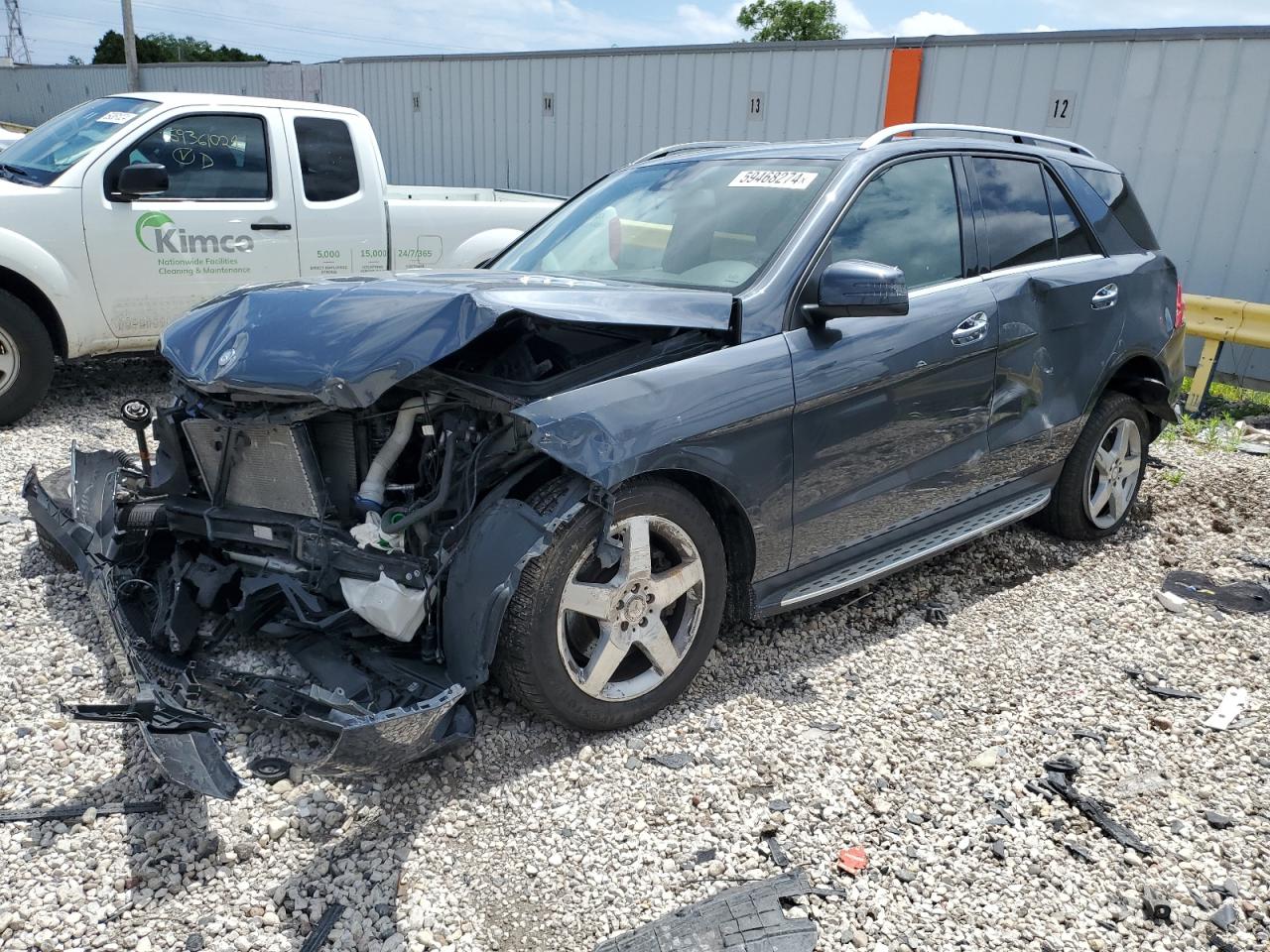 2015 Mercedes-Benz Ml 400 4Matic VIN: 4JGDA5GB0FA568492 Lot: 59468274