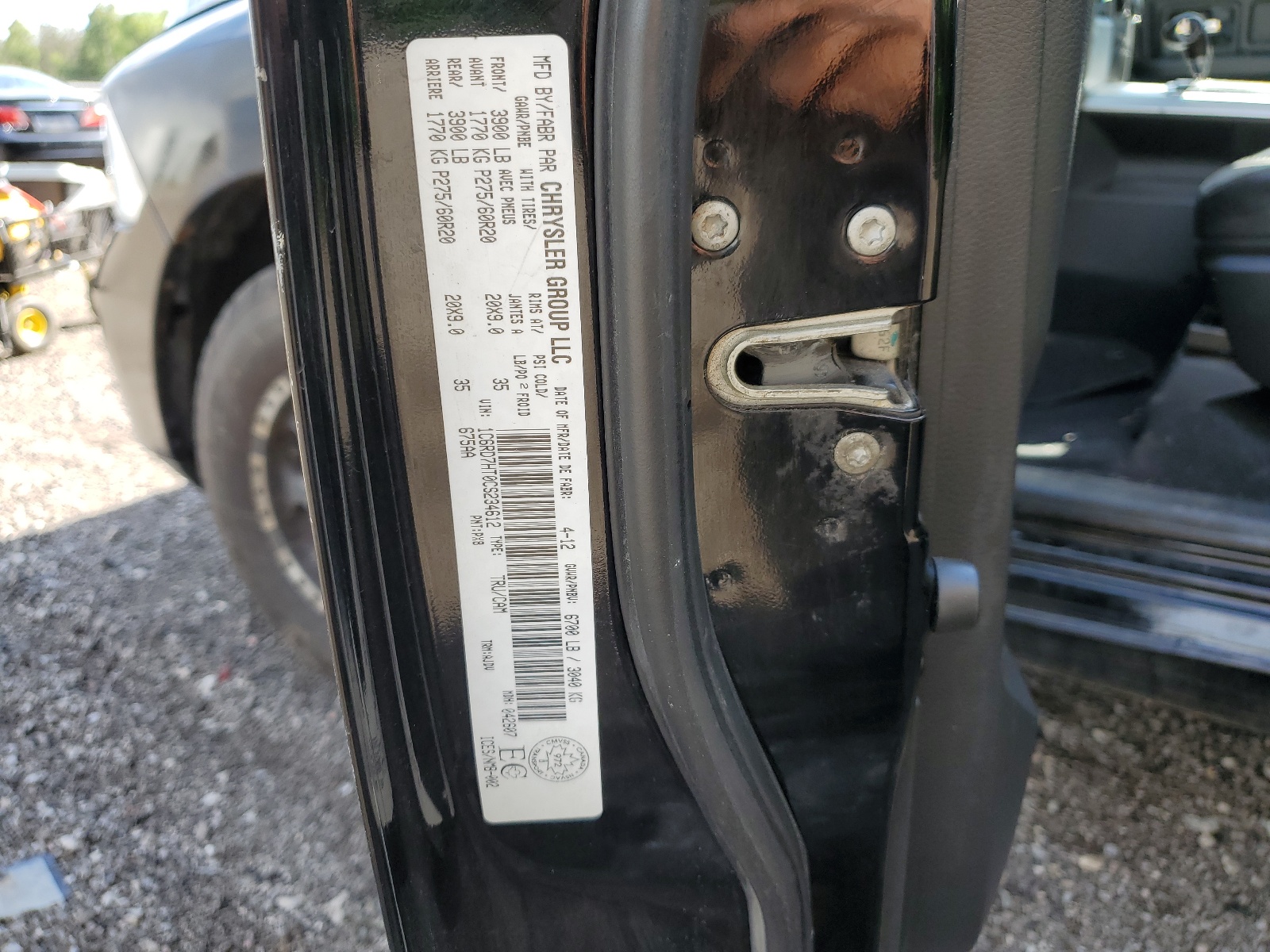 1C6RD7HT0CS234612 2012 Dodge Ram 1500 Sport