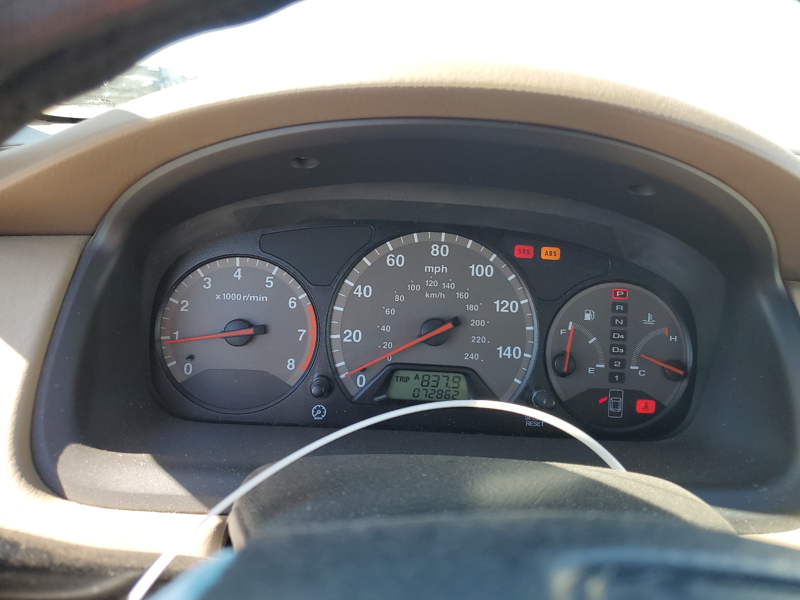 1HGCG32551A017912 2001 Honda Accord Ex