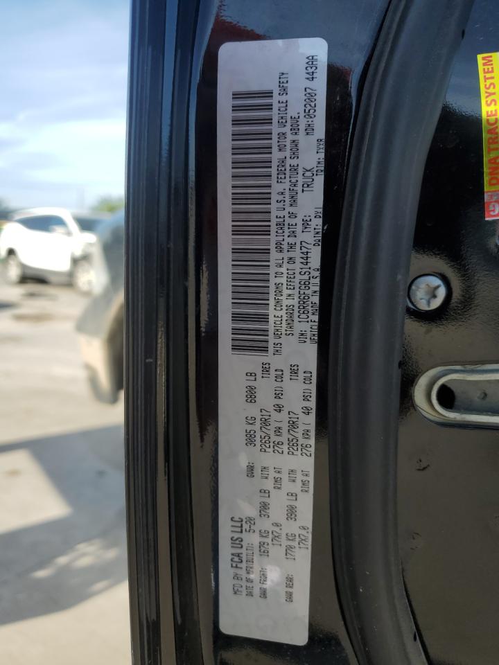 2020 Ram 1500 Classic Tradesman VIN: 1C6RR6FG6LS144477 Lot: 60061304