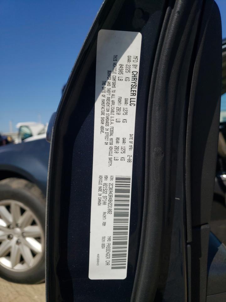 2008 Chrysler 300 Lx VIN: 2C3KA43R48H231082 Lot: 58985744