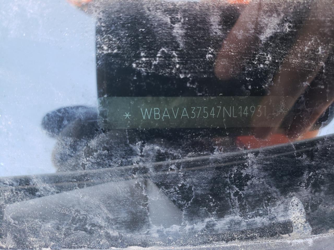 2007 BMW 328 I VIN: WBAVA37547NL14931 Lot: 60729804