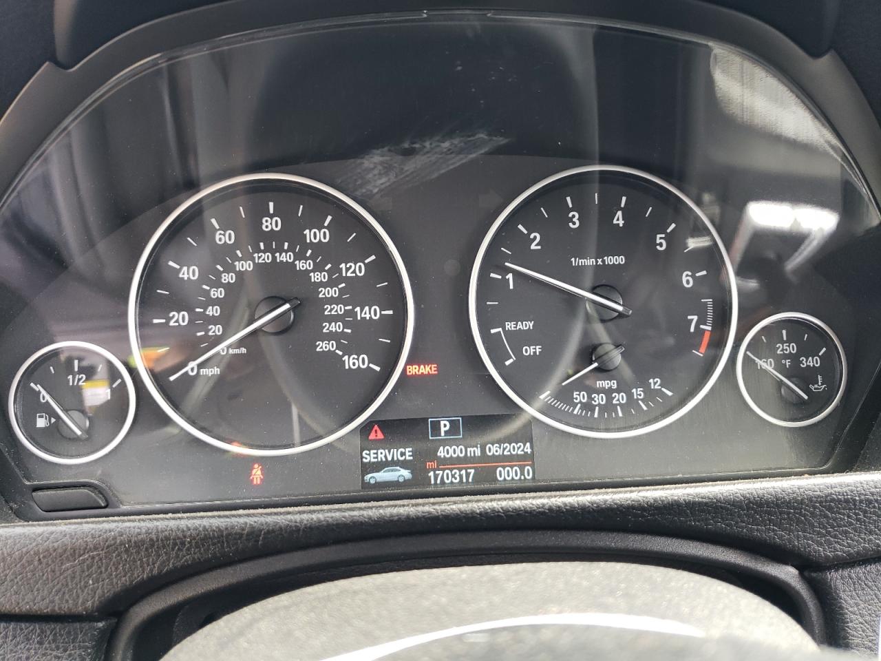 2014 BMW 328 I Sulev VIN: WBA3C1C52EK107125 Lot: 60507624