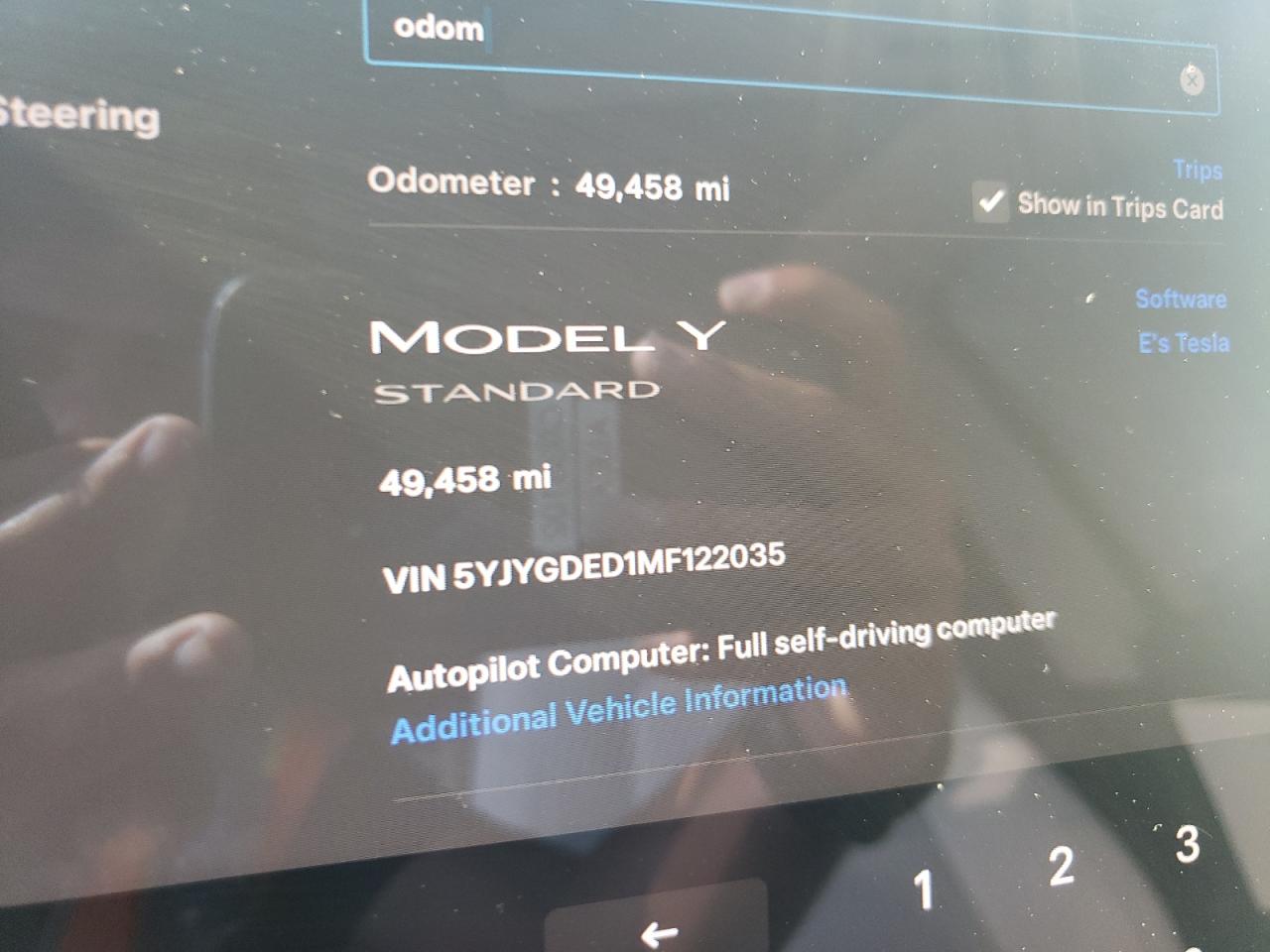 5YJYGDED1MF122035 2021 Tesla Model Y