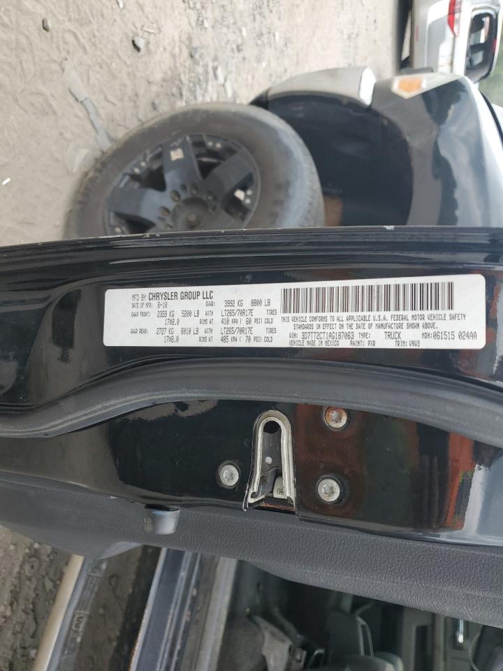 2010 Dodge Ram 2500 VIN: 3D7TT2CT1AG187063 Lot: 58430754