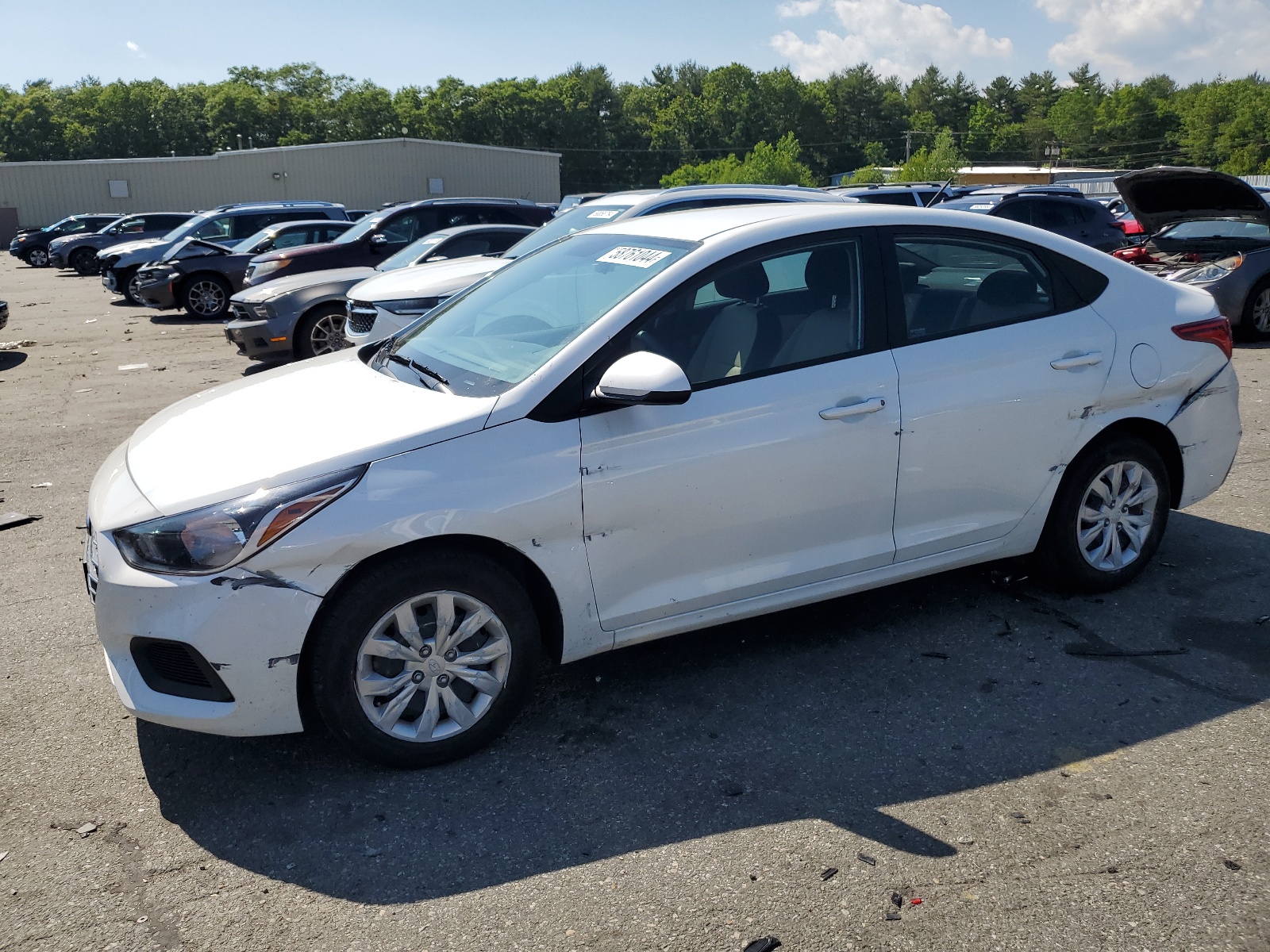 2022 Hyundai Accent Se vin: 3KPC24A65NE177966