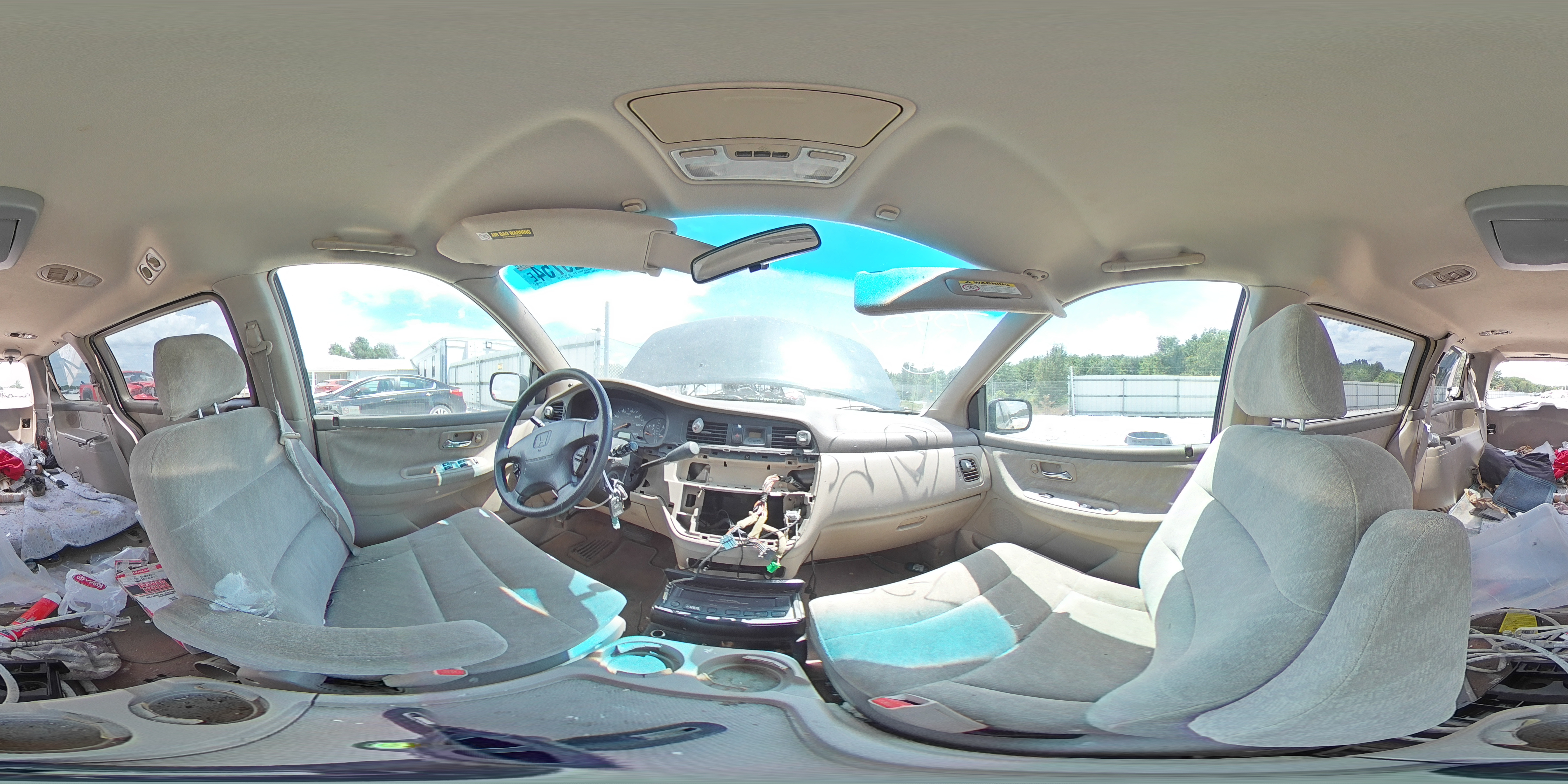 2001 Honda Odyssey Ex VIN: 2HKRL18661H611216 Lot: 60429754