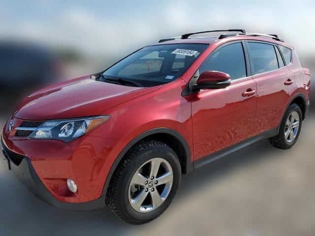  TOYOTA RAV4 2015 Червоний