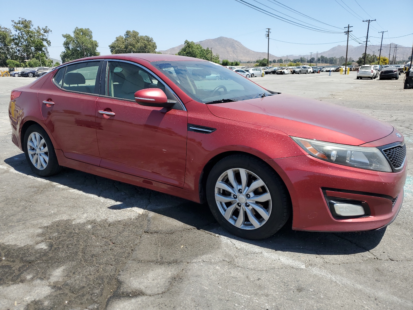 2014 Kia Optima Lx vin: 5XXGM4A78EG342341