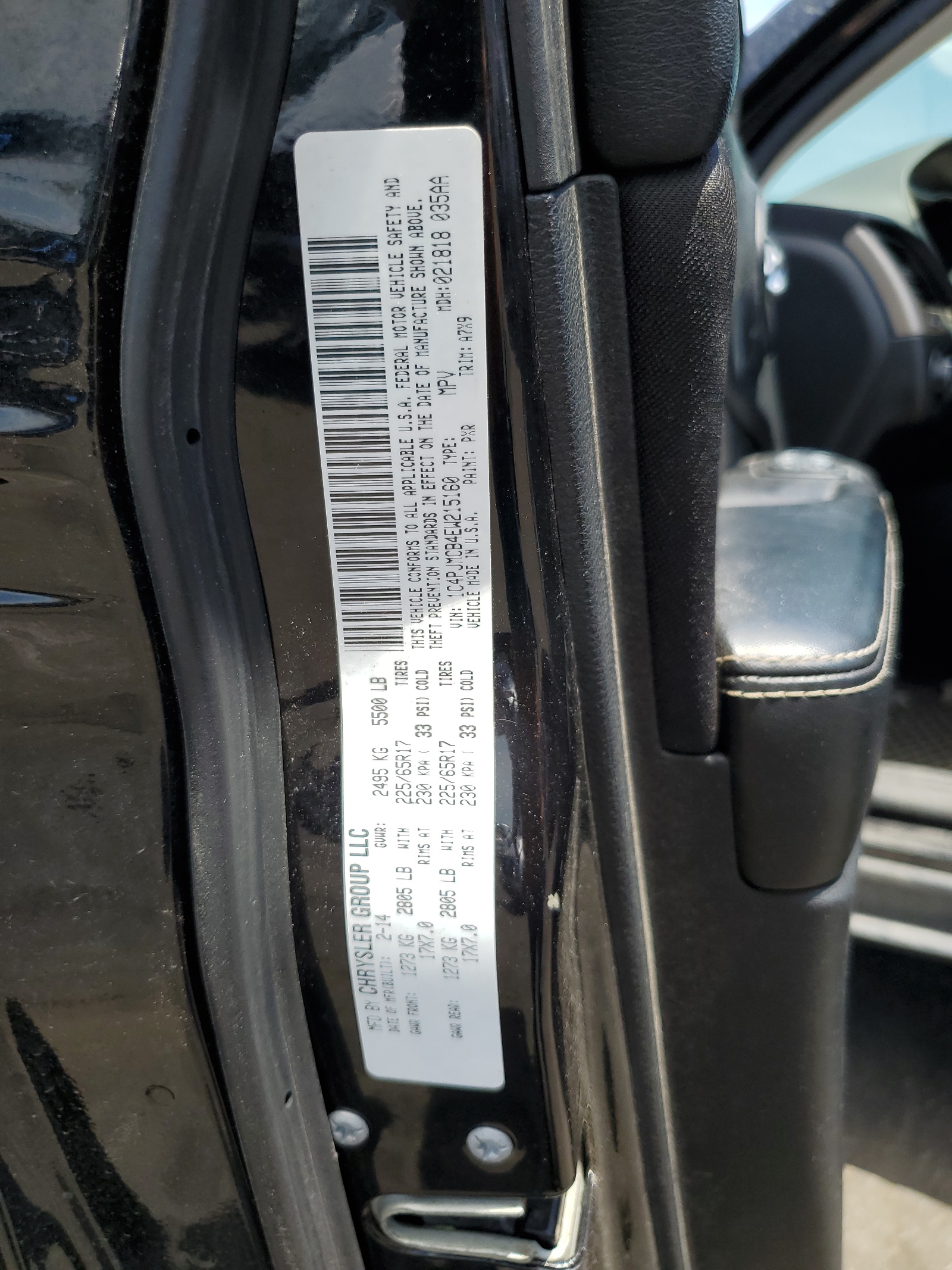 1C4PJMCB4EW215160 2014 Jeep Cherokee Latitude