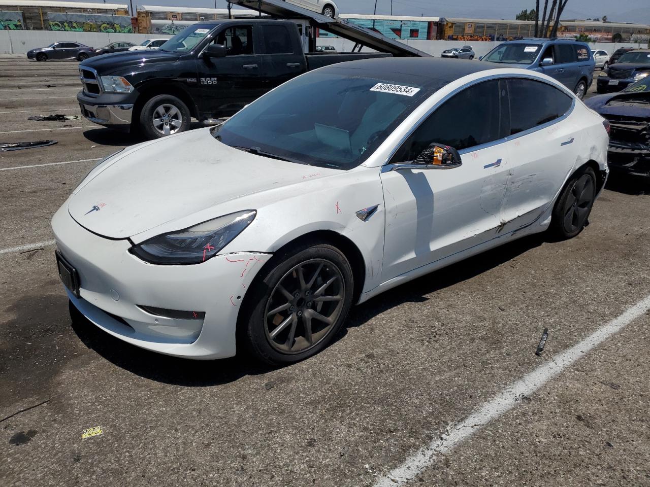 VIN 5YJ3E1EA3LF718203 2020 TESLA MODEL 3 no.1