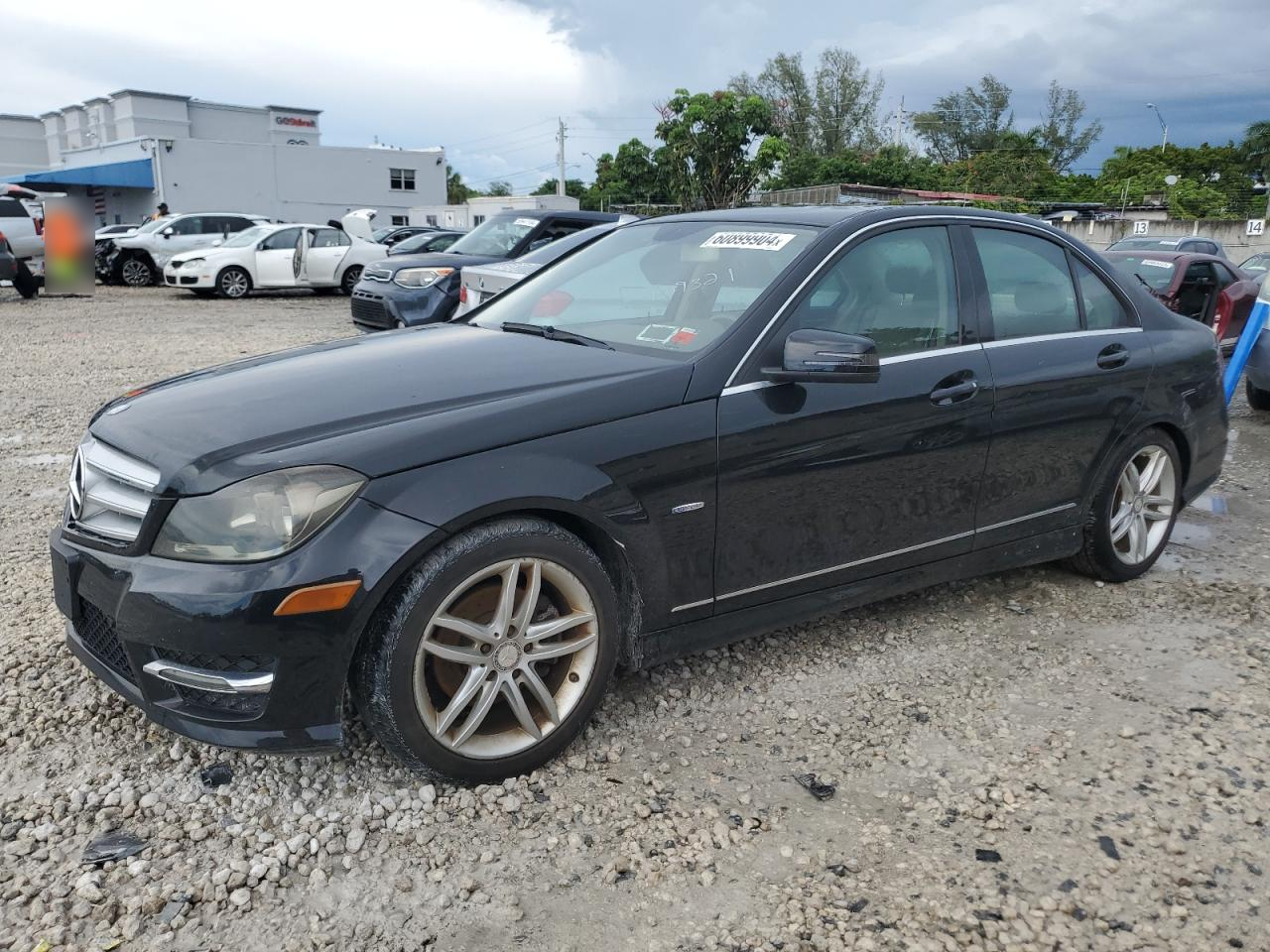 2012 Mercedes-Benz C 250 vin: WDDGF4HB9CA629321