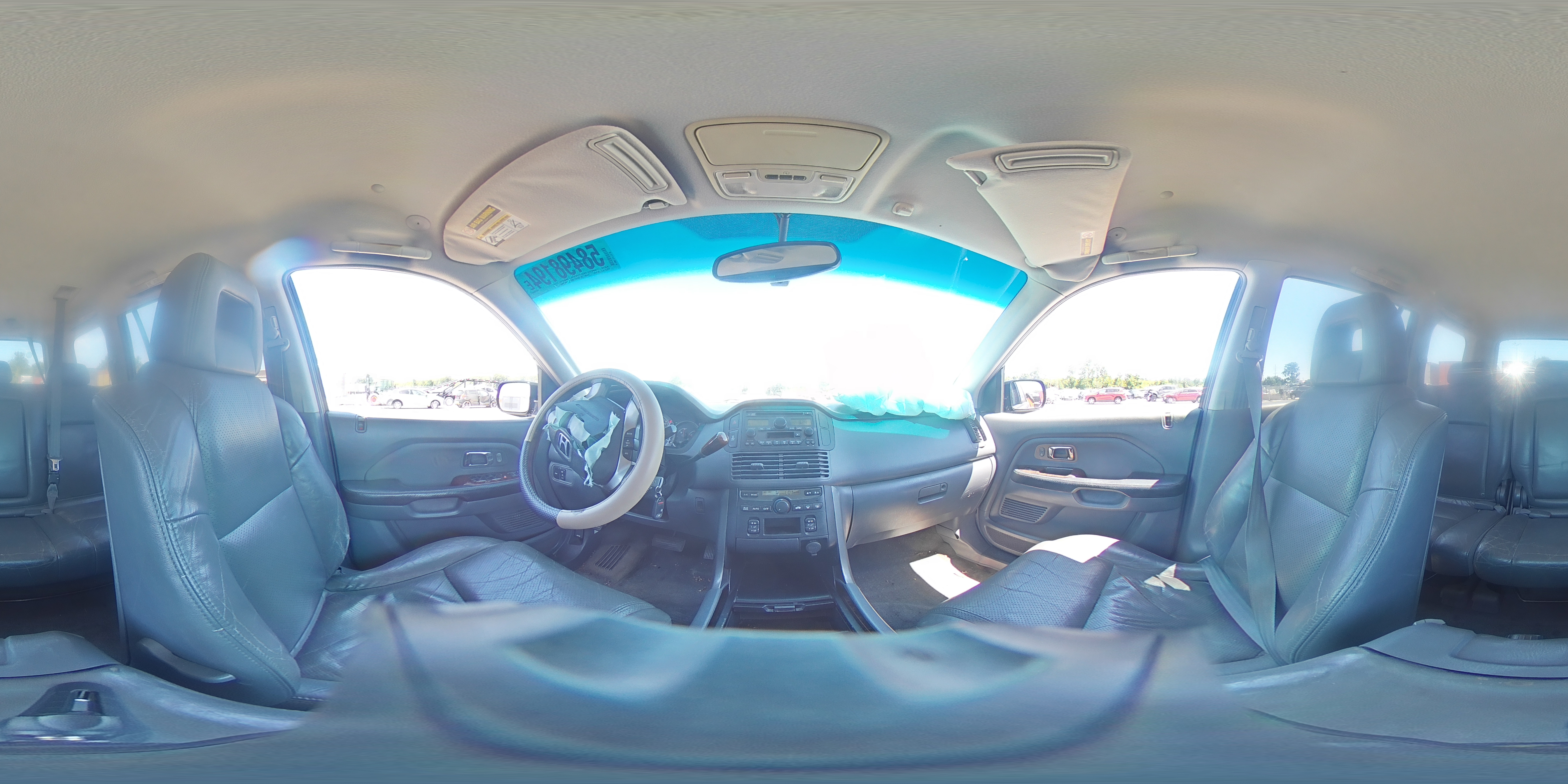 2004 Honda Pilot Exl VIN: 2HKYF18584H520043 Lot: 58498194