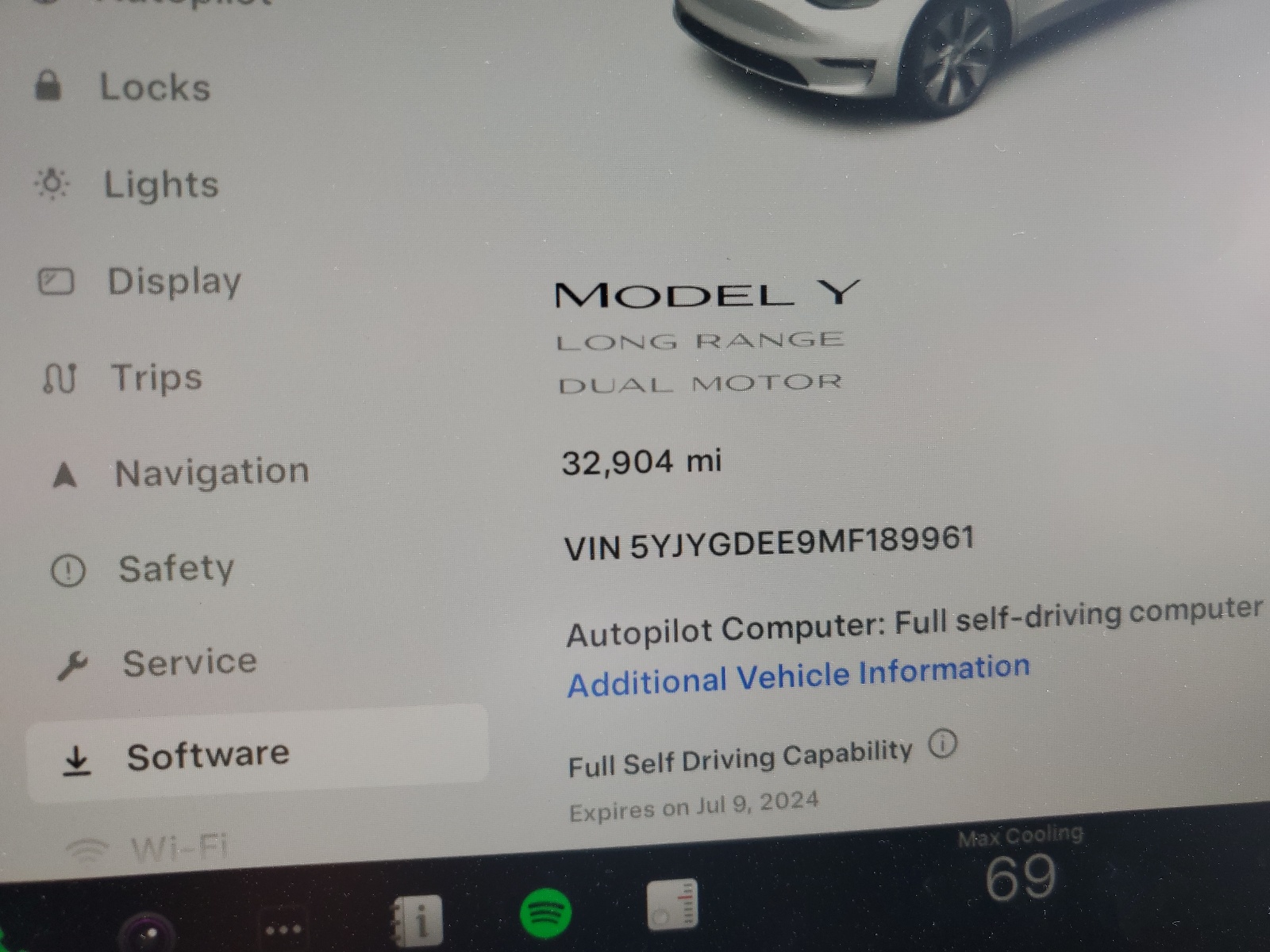 5YJYGDEE9MF189961 2021 Tesla Model Y