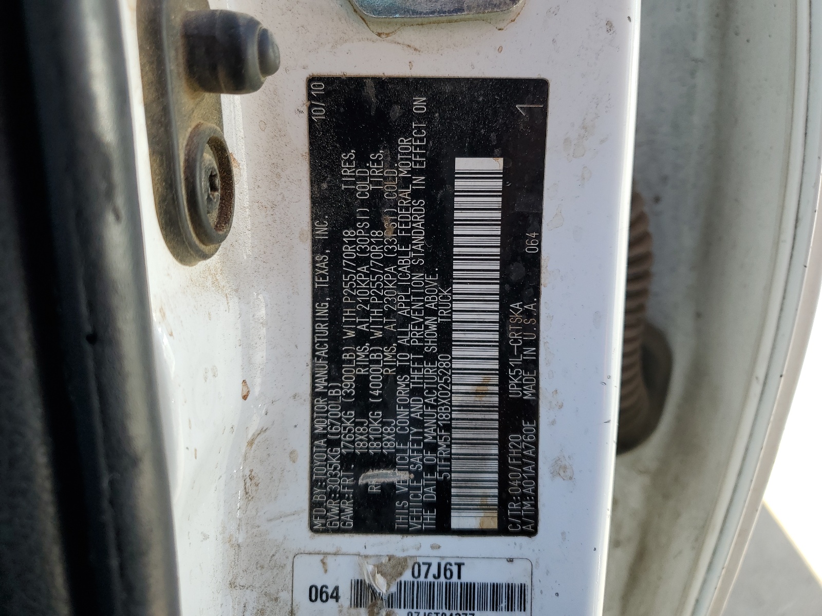 5TFRM5F18BX025280 2011 Toyota Tundra Double Cab Sr5