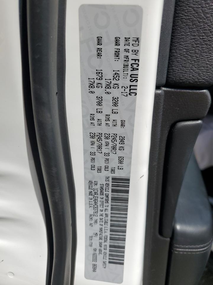 2017 Jeep Grand Cherokee Laredo VIN: 1C4RJEAG4HC837812 Lot: 60811434