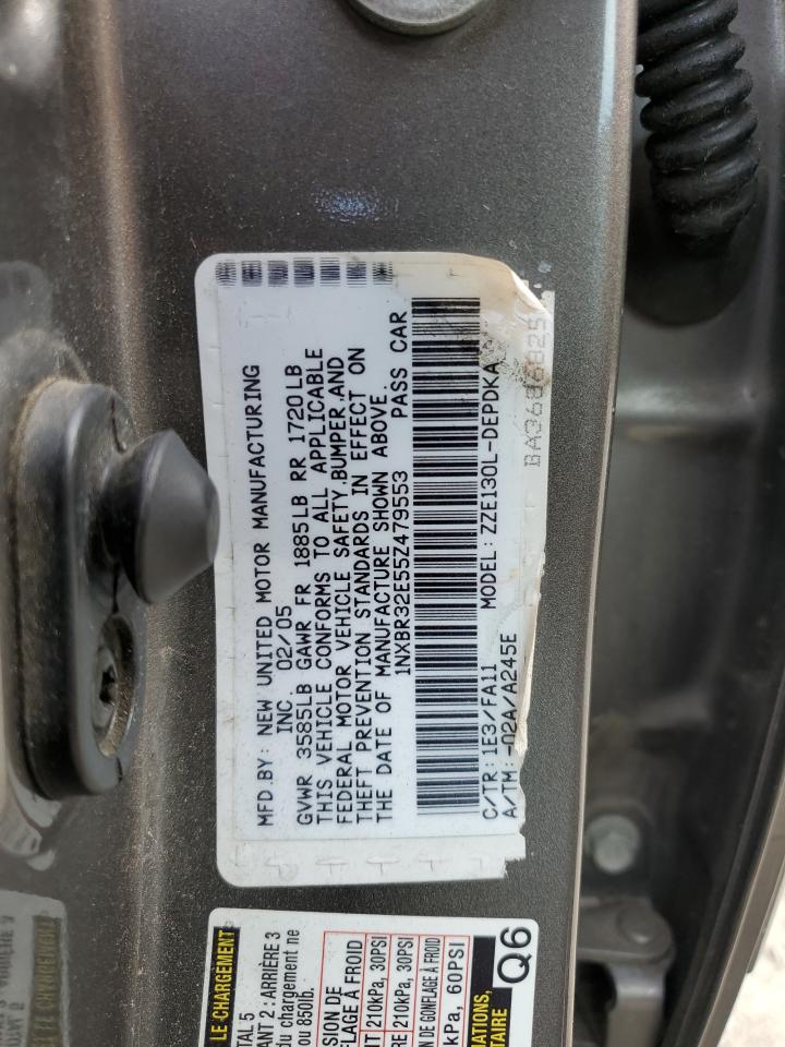 2005 Toyota Corolla Ce VIN: 1NXBR32E55Z479553 Lot: 59077064