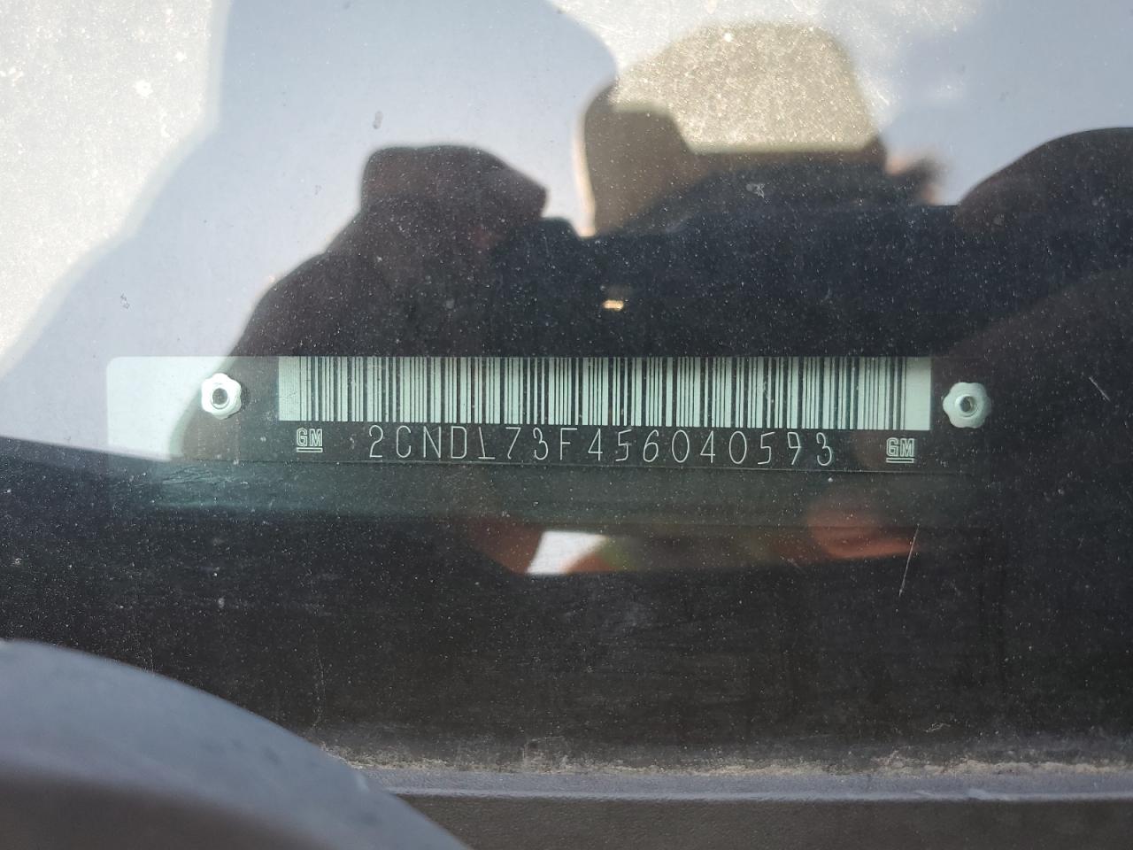 2005 Chevrolet Equinox Lt VIN: 2CNDL73F456040593 Lot: 56154414