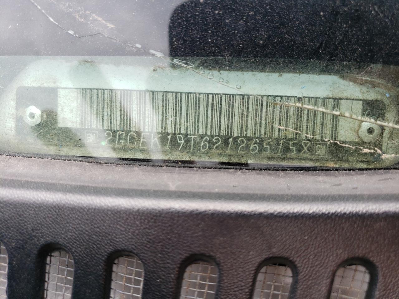 2002 Chevrolet Silverado K1500 VIN: 2GCEK19T621265158 Lot: 88441325