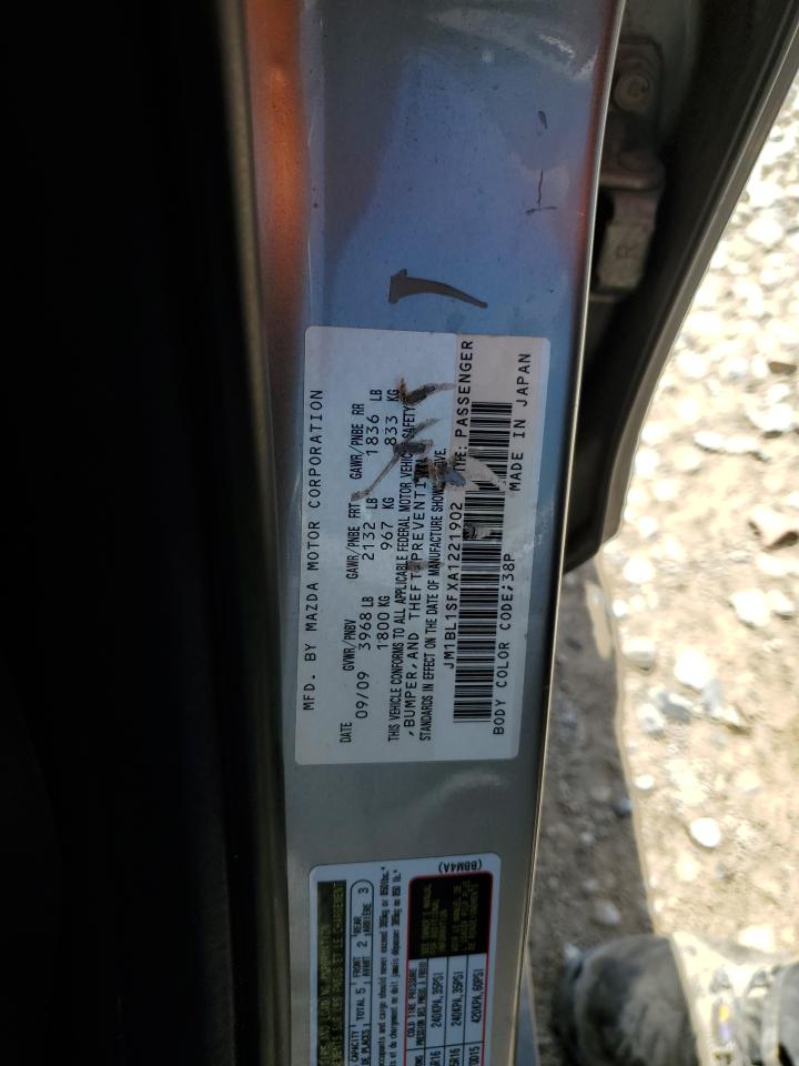 2010 Mazda 3 I VIN: JM1BL1SFXA1221902 Lot: 59755844