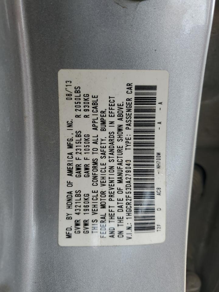 1HGCR2F53DA279043 2013 Honda Accord Sport